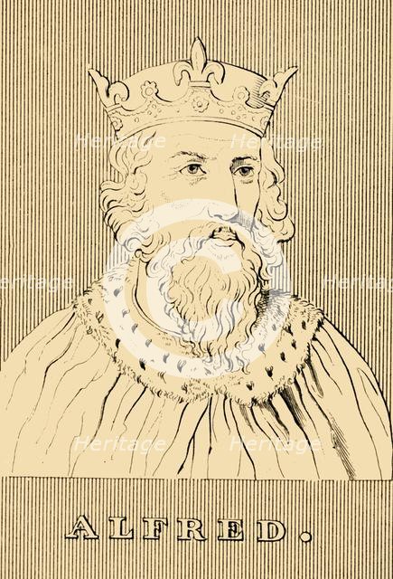 'Alfred',  (c847-899), 1830. Creator: Unknown.