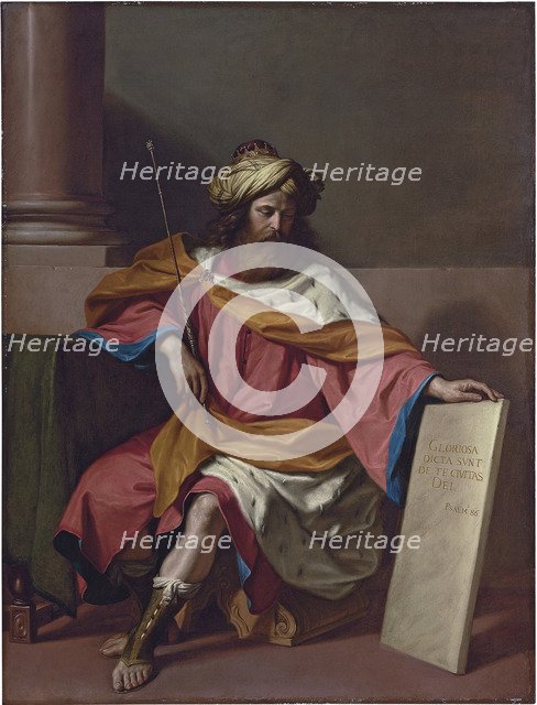 King David. Artist: Guercino (1591-1666)
