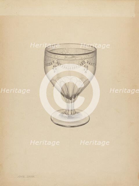 Rummer, c. 1936. Creator: John Dana.