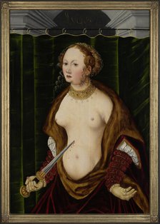 Lucretia Committing Suicide, after 1525. Creator: Lucas Cranach the Elder.