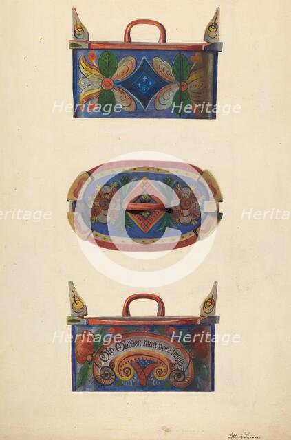 Sewing Box, c. 1936. Creator: Albert J. Levone.