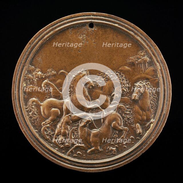 Death of Hippolytus, late 15th - early 16th century. Creator: Moderno.