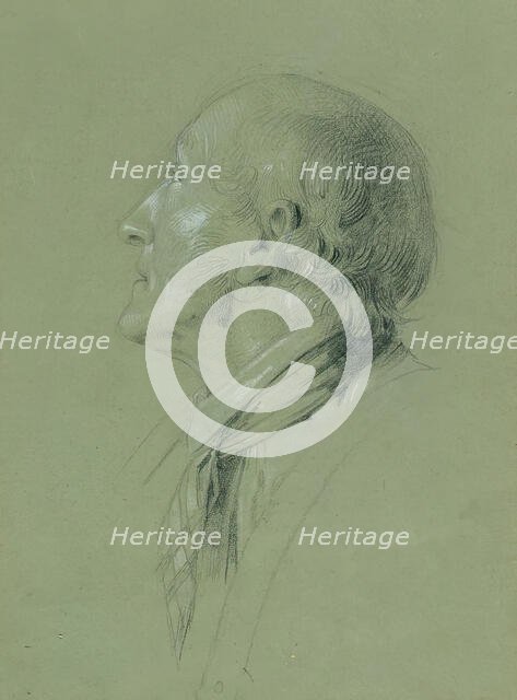 Portrait study for the “Homecoming of the Landwehrmann” (1817), before 1817. Creator: Johann Peter Krafft.