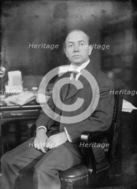 Jesse Corcoran Adkins, Assistant Attorney General of U.S., 1912.  Creator: Harris & Ewing.