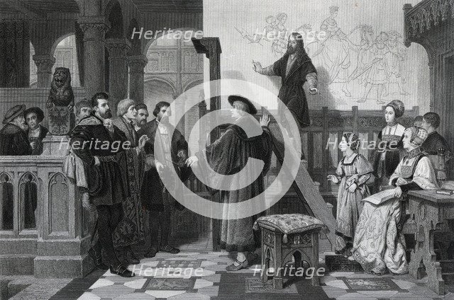 The Emperor Maximilian and Albrecht Durer, early 16th century, (19th century). Artist: Thomas Brown