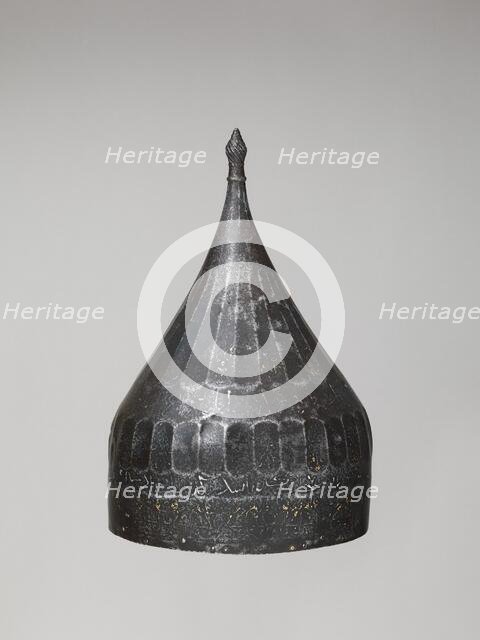 Helmet, Iranian, probably 15th century. Creator: Unknown.