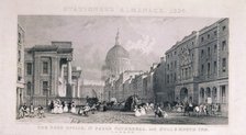 Old General Post Office, St Martin's le Grand, London, 1829. Artist: CJ Emblem