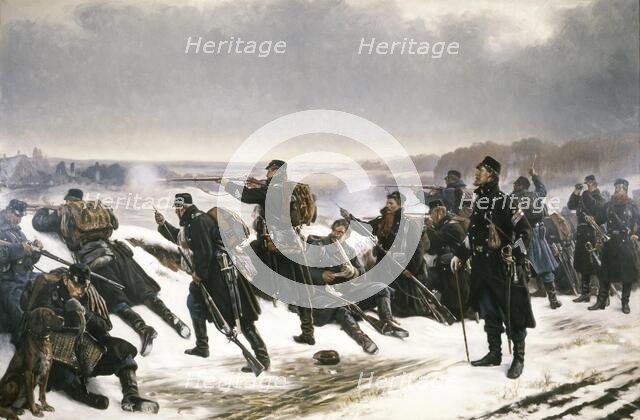 On Outpost Duty, 1896. Creator: Vilhelm Rosenstand.