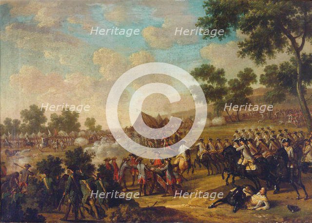 Battle Scene from the Seven Years' War, Second Half of the 18th cen.. Creator: Anonymous.