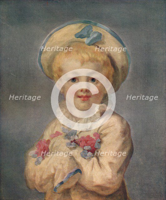 A Boy as Pierrot, c1780. (1911). Artist: Jean-Honore Fragonard
