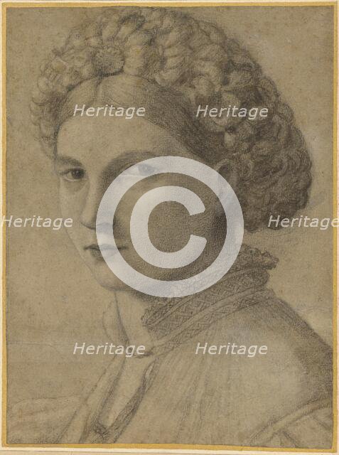 Portrait of a Young Woman, about 1520-1525. Creator: Andrea Previtali.