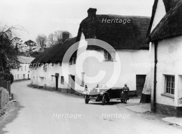 1927 Talbot 14/45, Newton Saint Cyres, Devon, c1927. Artist: Unknown