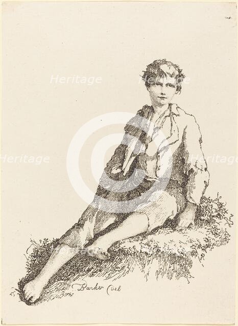 Young Boy Seated, 1803. Creator: Thomas Barker.