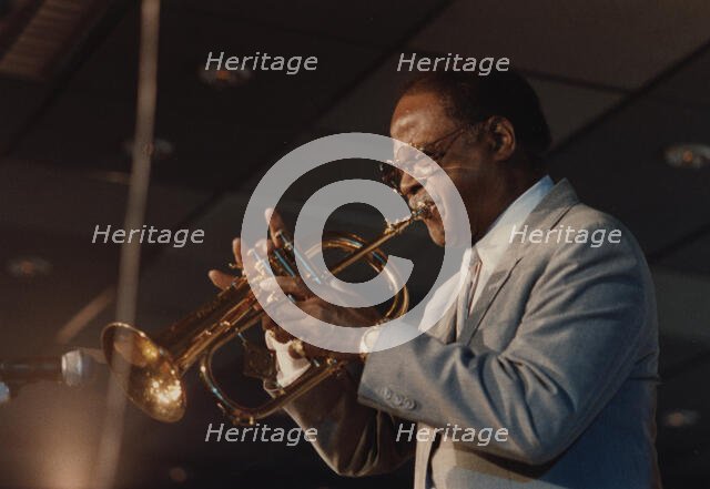 Clark Terry, Jazz Inn Party, Nordwijk, Netherlands, 1989. Creator: Brian Foskett.
