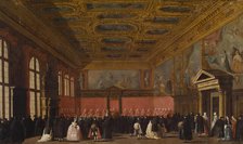 Reception of Foreign Ambassadors in the Doge's Palace, Venice, c1765-1780. Creator: Unknown.