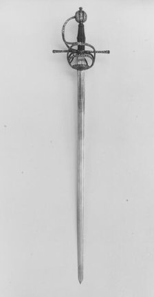 Rapier, Northern European, probably German, blade dated 1620. Creator: Unknown.