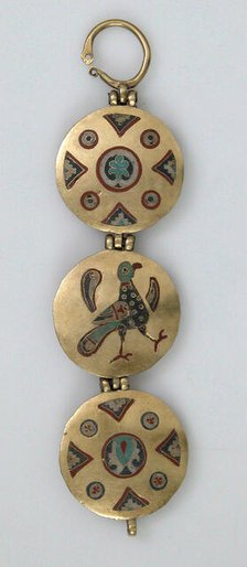 Chain with Birds and Geometric Motifs, Kievan Rus', 1000-1200. Creator: Unknown.