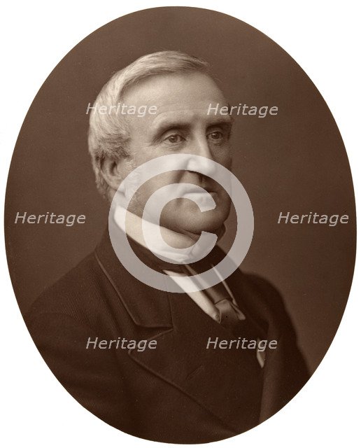 Vice-Chancellor Sir C Hall, Judge of the High Court of Justice, 1876.Artist: Lock & Whitfield