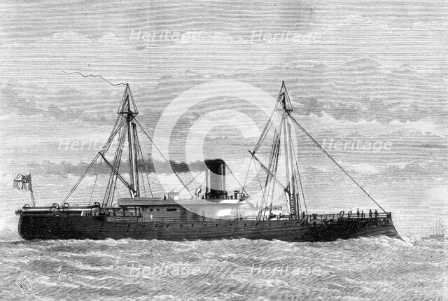 H.M. iron-clad ram Rupert, 1874. Creator: Unknown.
