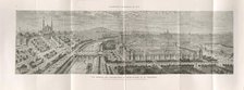 Panoramic view of the Exposition Universelle of 1878 in Paris, 1878. Creator: Trichon, Auguste (1814-1898).