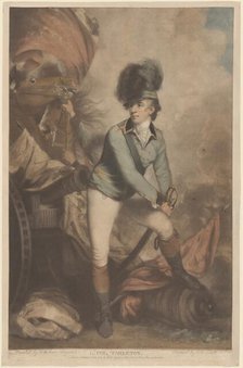 Lt. Colonel Tarleton, published 1782. Creator: John Raphael Smith.