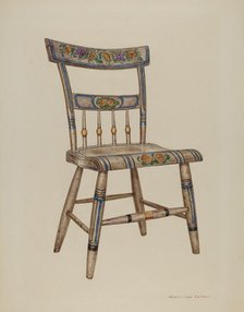 Pa. German Chair, 1937. Creator: Edward L Loper.