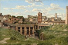 View of the Cloaca Maxima, Rome, 1814. Creator: CW Eckersberg.