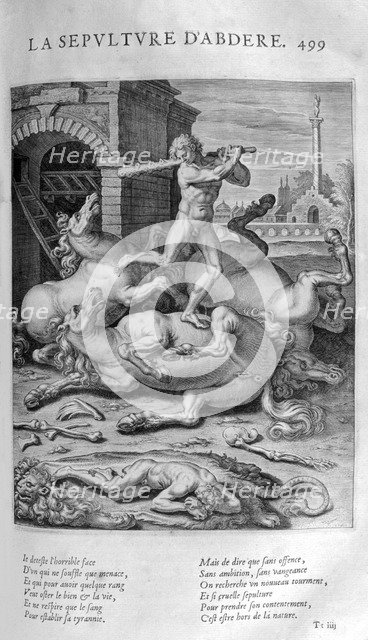 'The Burial of Abdère', 1615. Artist: Leonard Gaultier