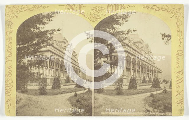 Fort William Henry Hotel, from East, Lake George, N.Y., late 19th century. Creator: A. Orr & Son.