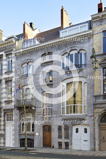 Hotel Dubois, 80 Avenue Brugmann, Brussels, Belgium, (1901-1903), c2014-c2017. Artist: Alan John Ainsworth.