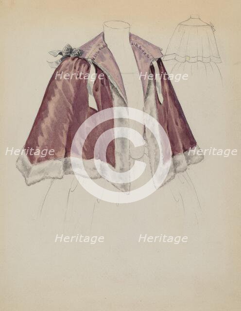 Cloak, 1935/1942. Creator: Unknown.