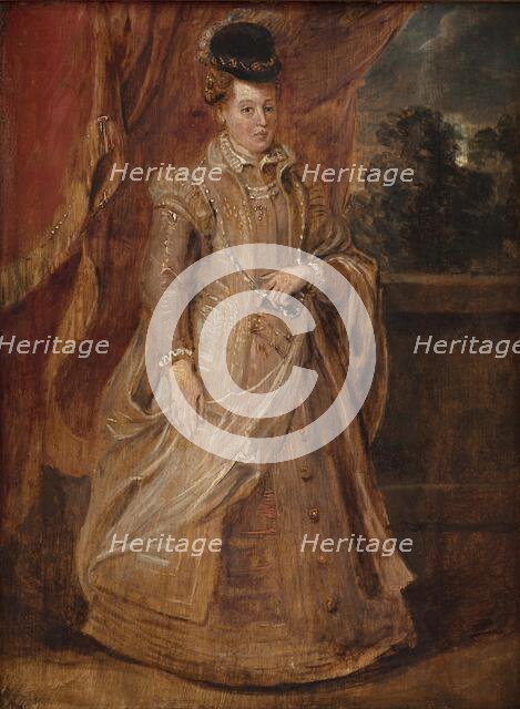 Portrait of Joanna of Austria (1547-1578), Grand Duchess of Tuscany, 1622-1623. Creator: Rubens, Pieter Paul (1577-1640).