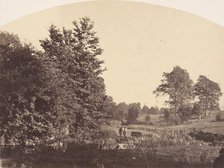 The Woodland Stream, 1856. Creator: Plunket.