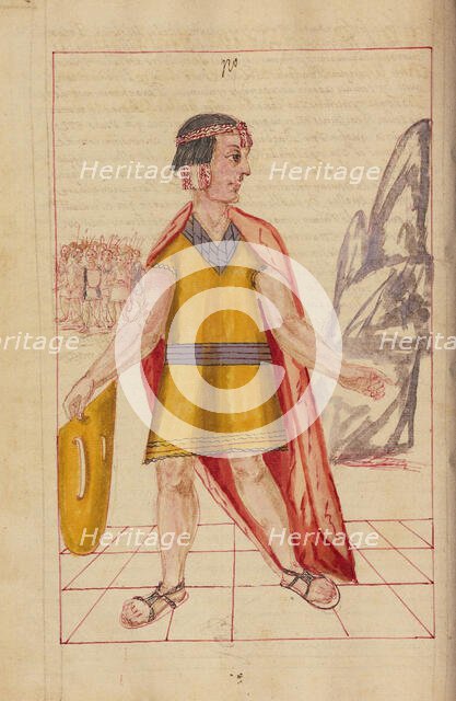 Tupac Inca Yupanqui, completed in 1616. Creator: Unknown.