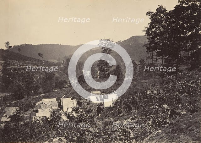 Pass in the Raccoon Range, Whiteside No. 2, 1860s. Creator: George N. Barnard.