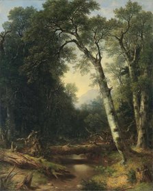 A Creek in the Woods, 1865. Creator: Asher Brown Durand.