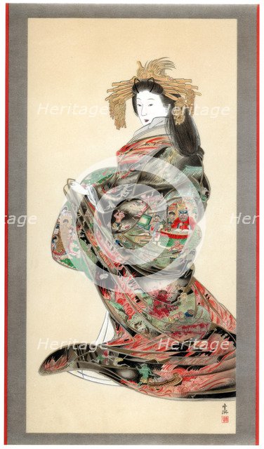 Jigoku Reigan, 19th century (1886). Artist: Wilhelm Greve