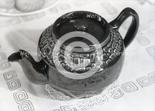Teapot, c1955. Creator: Arthur Charles Kirby Ware.