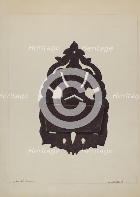 Comb Case, 1937. Creator: Wilford H. Shurtliff.