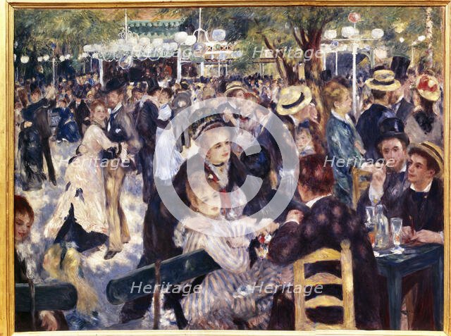 'Le Moulin de la Galette', 1876. Creator: Renoir, Pierre Auguste. (1841-1919).
