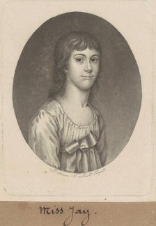 Ann Jay, 1797. Creator: Charles Balthazar Julien Févret de Saint-Mémin.