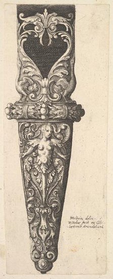 Lower portion of a scabbard, 1625-77. Creator: Wenceslaus Hollar.