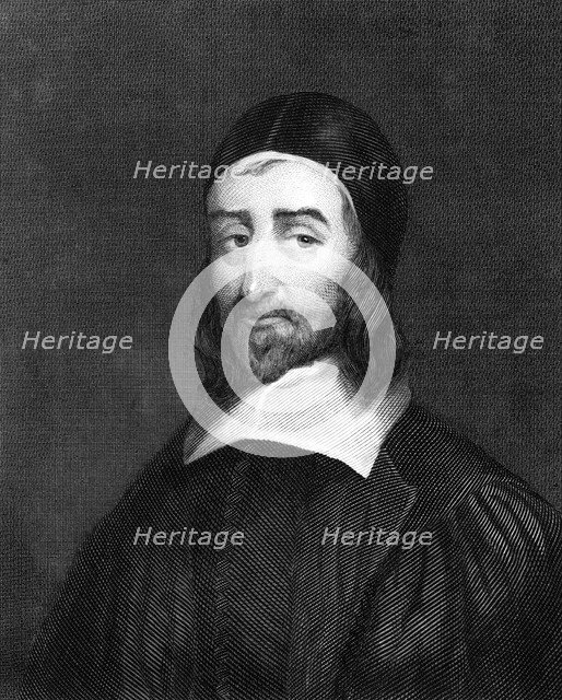 Richard Baxter, 17th century English Puritan church leader, divine scholar and controversialist.Artist: WC Edwards