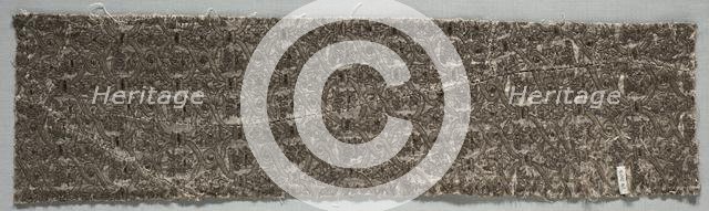 Brocaded Textile, early 1600s. Creator: Unknown.