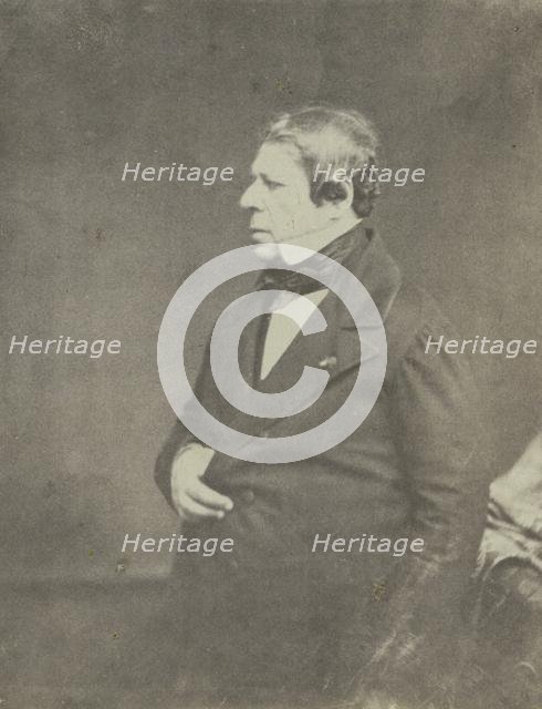 Jean Auguste Dominique Ingres, 1852. Creator: Victor Laisné (French, 1825-1897).