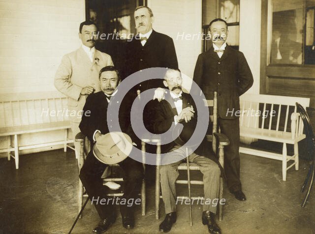 Japanese Peace Commission & other, 1905. Creator: Unknown.