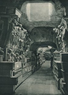 Catacombs of the Capuchins, Palermo, Sicily, Italy, 1927. Artist: Eugen Poppel.