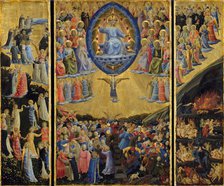 The Last Judgment (Winged Altar), Early 15th cen.. Artist: Angelico, Fra Giovanni, da Fiesole (ca. 1400-1455)