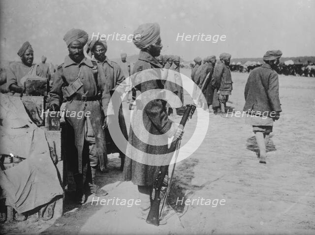India's soldiers in France, between c1914 and c1915. Creator: Bain News Service.