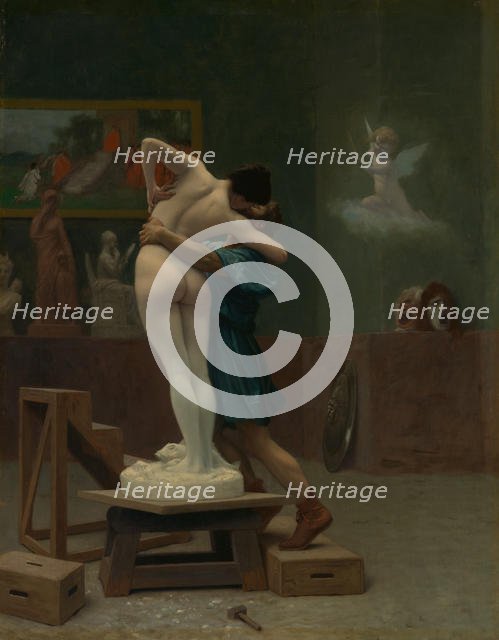 Pygmalion and Galatea, ca. 1890. Creator: Jean-Leon Gerome.